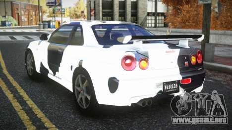 Nissan Skyline R34 Bridy S11 para GTA 4