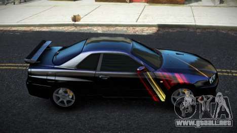Nissan Skyline R34 Bridy S2 para GTA 4