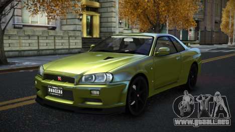 Nissan Skyline R34 Vijugade para GTA 4