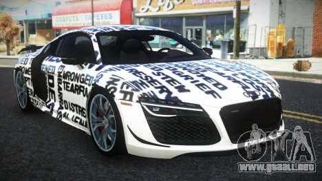 Audi R8 Saria S10 para GTA 4