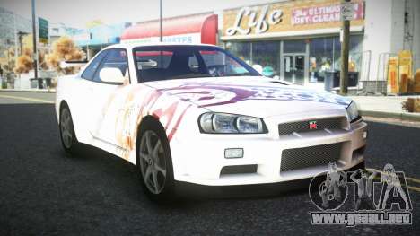 Nissan Skyline R34 Bridy S3 para GTA 4