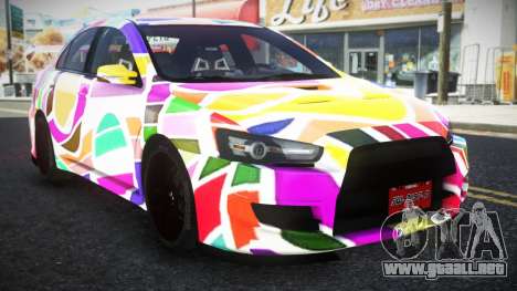 Mitsubishi Lancer Evolution X Jasan S6 para GTA 4