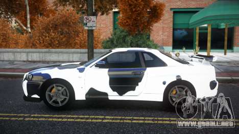 Nissan Skyline R34 Bridy S11 para GTA 4
