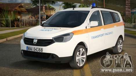 Dacia Lodgy Transport Pacienti para GTA San Andreas