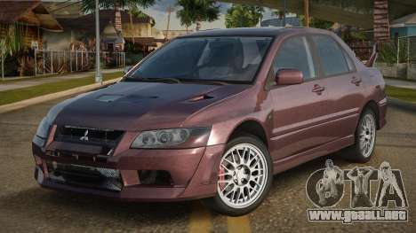 Mitsubishi Lancer Evolution VII Dalara para GTA San Andreas