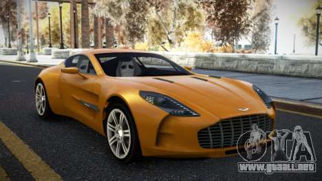 Aston Martin One-77 Zuvejoju para GTA 4