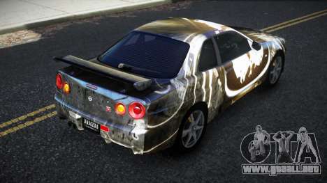 Nissan Skyline R34 Bridy S7 para GTA 4