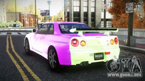 Nissan Skyline R34 Bridy S13 para GTA 4