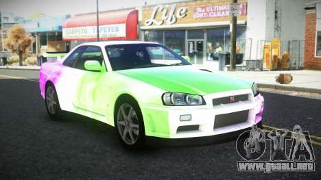 Nissan Skyline R34 Bridy S13 para GTA 4