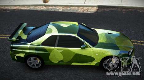 Nissan Skyline R34 Bridy S5 para GTA 4