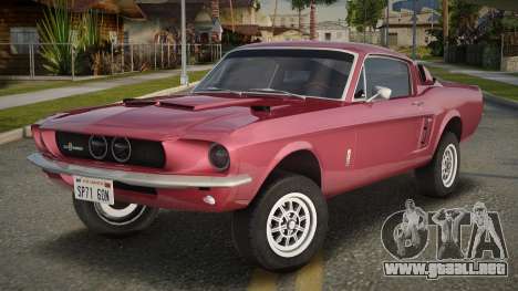 Shelby GT500 Leerine para GTA San Andreas