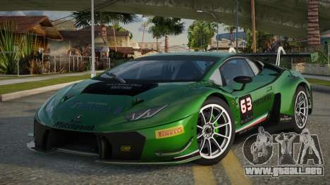 Lamborghini Huracan GT3 Neron para GTA San Andreas