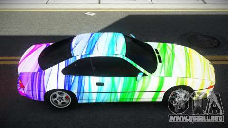 BMW 850CSi Galelina S13 para GTA 4