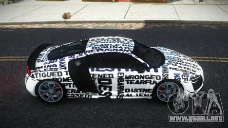 Audi R8 Saria S10 para GTA 4