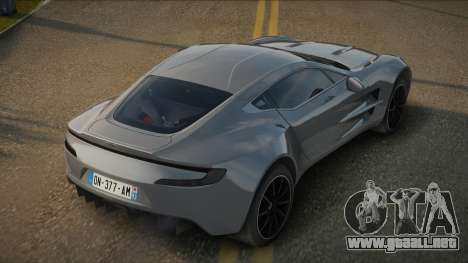 Aston Martin One-77 Sonah para GTA San Andreas