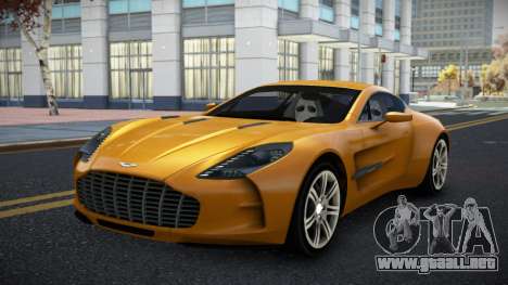 Aston Martin One-77 Zuvejoju para GTA 4