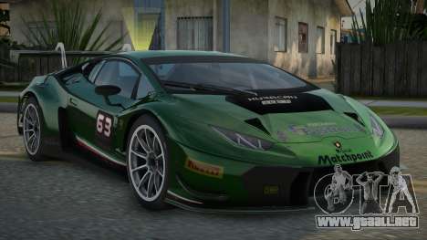 Lamborghini Huracan GT3 Neron para GTA San Andreas