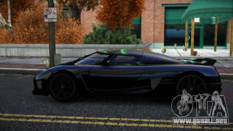 Koenigsegg Agera Vanles S5 para GTA 4