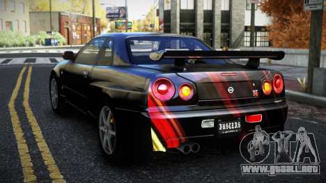 Nissan Skyline R34 Bridy S2 para GTA 4