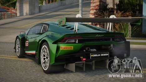 Lamborghini Huracan GT3 Neron para GTA San Andreas