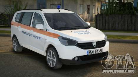 Dacia Lodgy Transport Pacienti para GTA San Andreas
