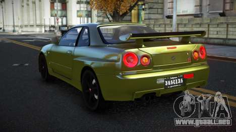Nissan Skyline R34 Vijugade para GTA 4