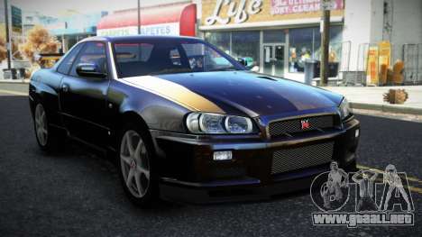 Nissan Skyline R34 Bridy S6 para GTA 4