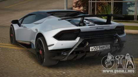Lamborghini Huracan Exnicard para GTA San Andreas