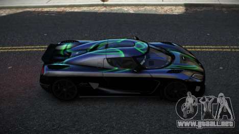 Koenigsegg Agera Vanles S5 para GTA 4