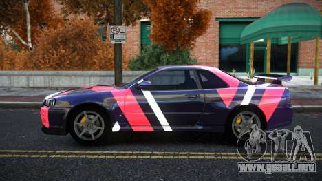 Nissan Skyline R34 Bridy S9 para GTA 4