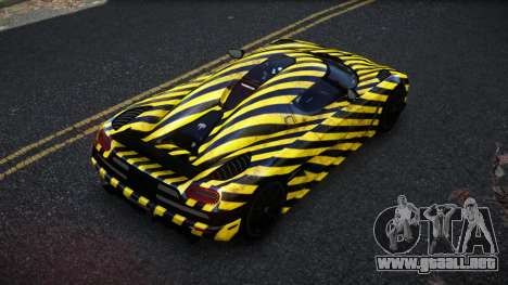 Koenigsegg Agera Vanles S8 para GTA 4