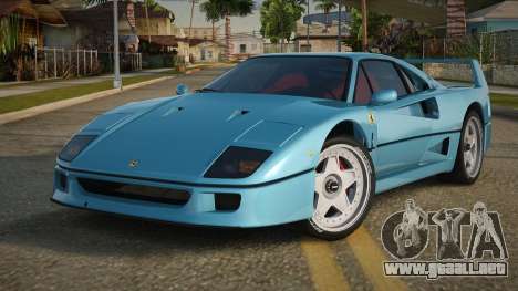 Ferrari F40 Vieren para GTA San Andreas