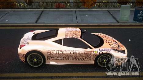 Ferrari 458 Jenbel S8 para GTA 4