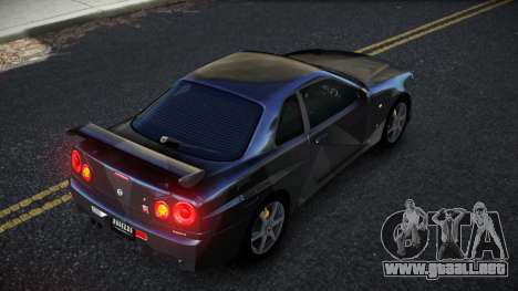 Nissan Skyline R34 Bridy S14 para GTA 4