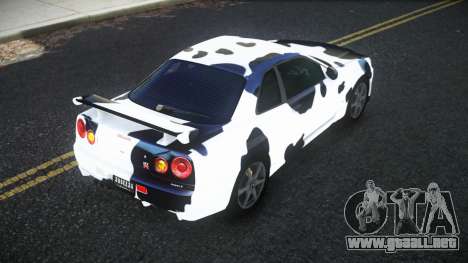 Nissan Skyline R34 Bridy S11 para GTA 4