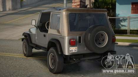 Jeep Wrangler 88th para GTA San Andreas