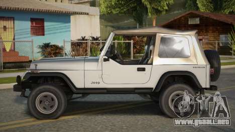 Jeep Wrangler 88th para GTA San Andreas