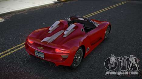 Porsche 918 Foytoric para GTA 4