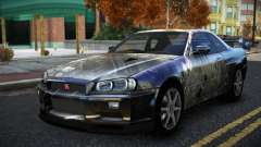 Nissan Skyline R34 Bridy S7 para GTA 4