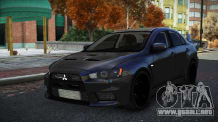 Mitsubishi Lancer Evolution X Jirefopoy para GTA 4