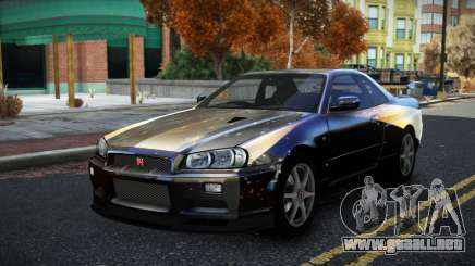 Nissan Skyline R34 Bridy S6 para GTA 4
