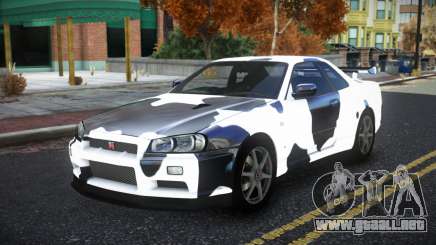 Nissan Skyline R34 Bridy S11 para GTA 4