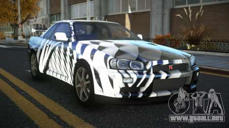 Nissan Skyline R34 Terjam S3 para GTA 4