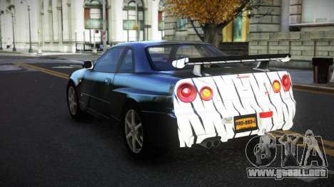 Nissan Skyline R34 Terjam S3 para GTA 4