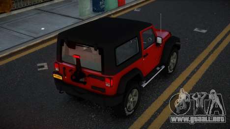 Jeep Wrangler Pajtak para GTA 4