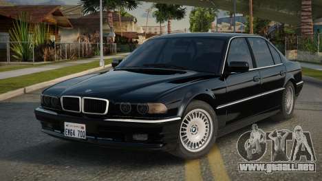 BMW 750i Uatugel para GTA San Andreas