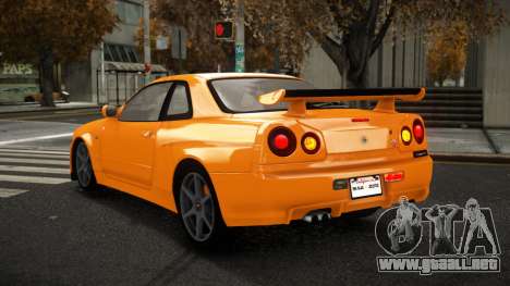 Nissan Skyline R34 Wovjo para GTA 4