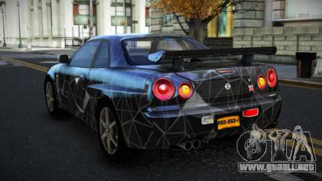 Nissan Skyline R34 Terjam S4 para GTA 4