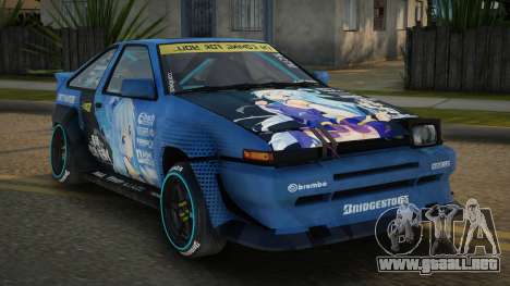 Toyota AE86 Audria para GTA San Andreas