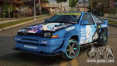 Toyota AE86 Audria para GTA San Andreas